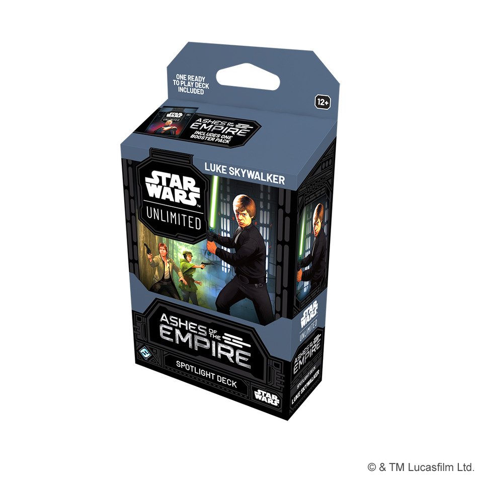 Star Wars: Unlimited - Ashes of the Empire: Spotlight Deck  - Luke Skywalker (Preorder)