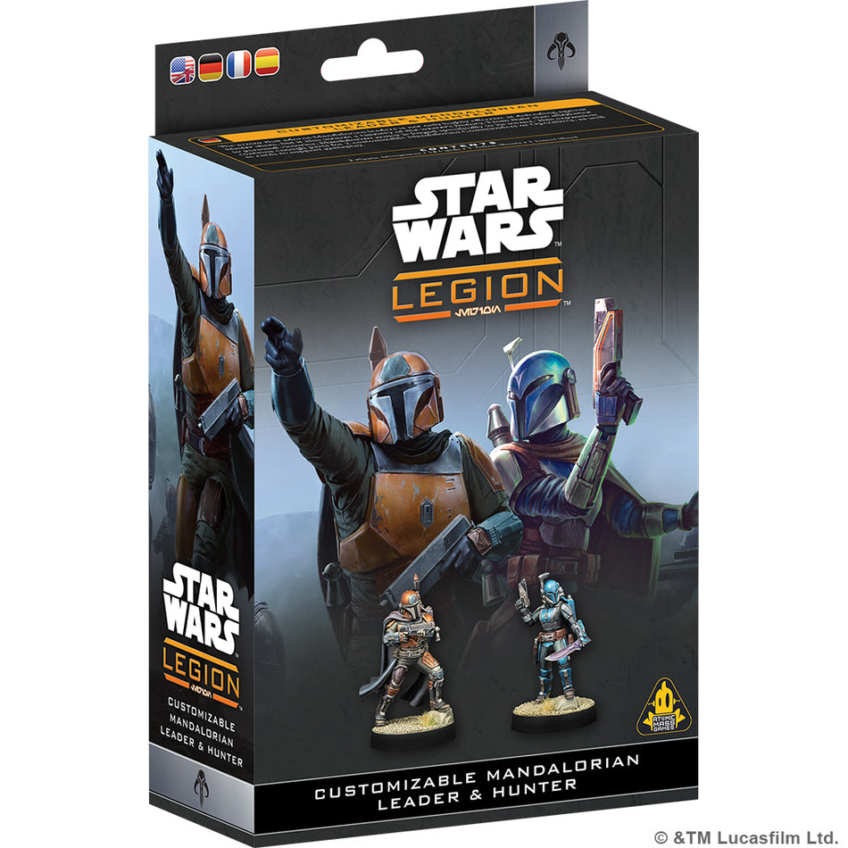 Star Wars: Legion - Customizable Mandalorian Leader and Hunter (Preorder)