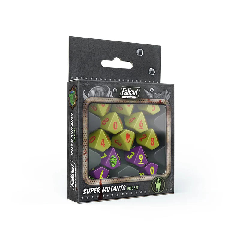 Fallout: Factions - Super Mutants Dice Set (Preorder)