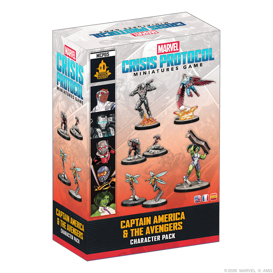 Marvel: Crisis Protocol – Captain America & The Avengers Character Pack (Preorder)