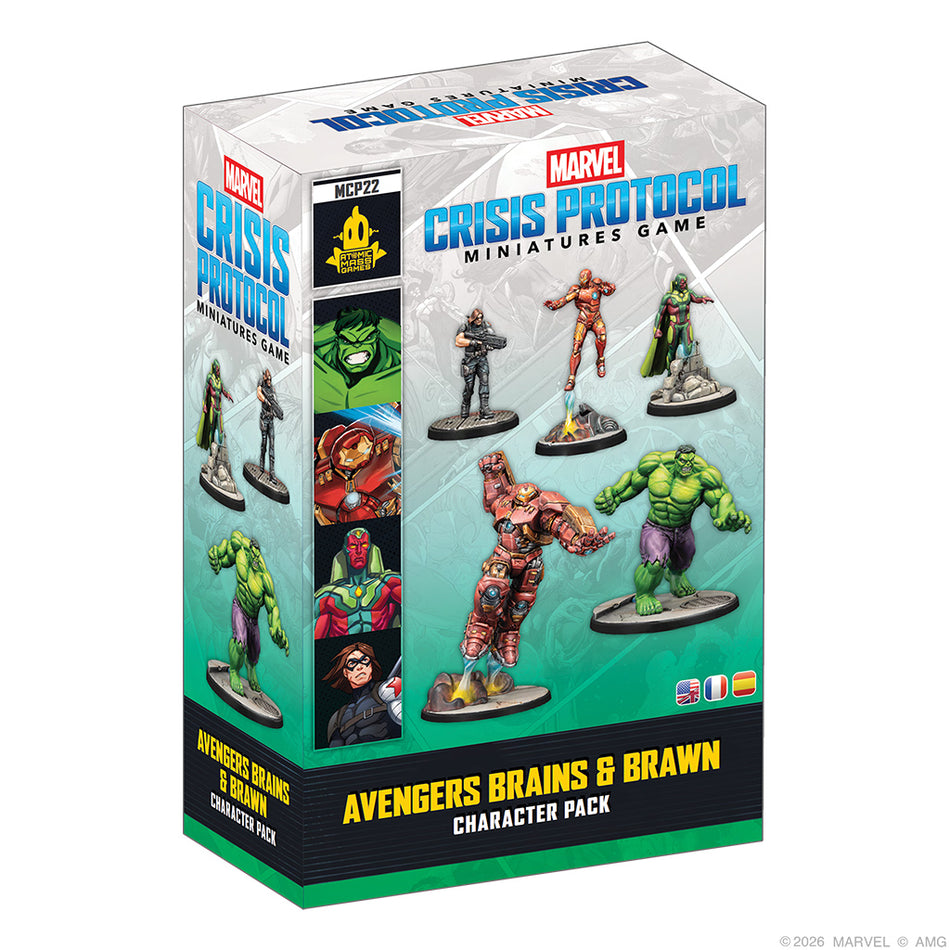 Marvel Crisis Protocol – Avengers Brains & Brawn Character Pack (Preorder)