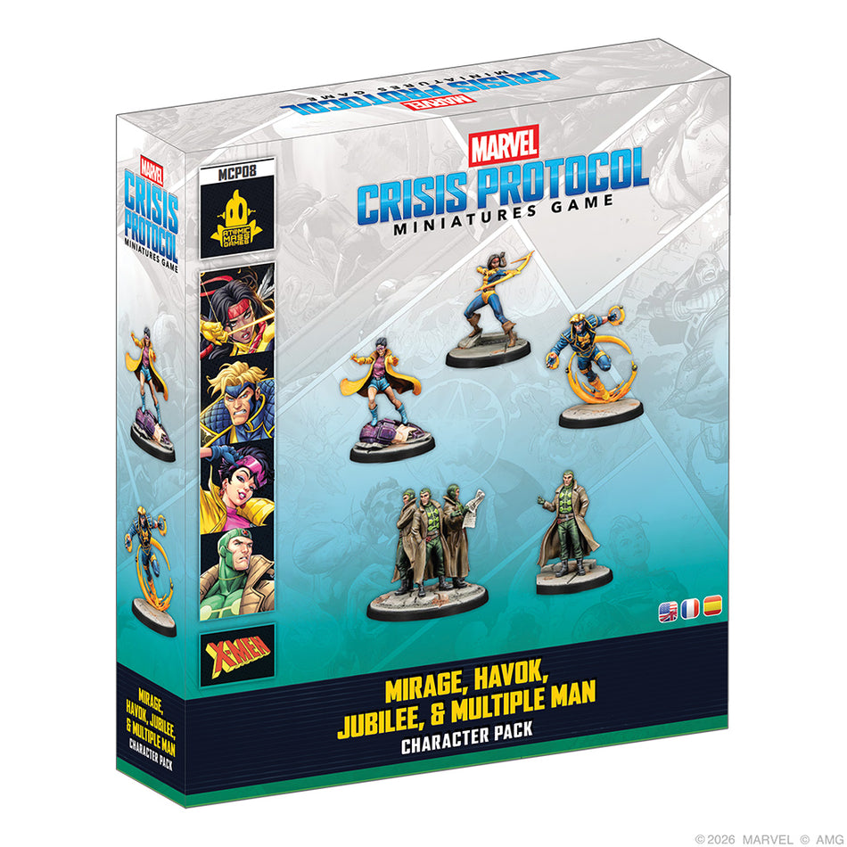 Marvel Crisis Protocol – Mirage, Havok, Jubilee & Multiple Man Pack (Preorder)