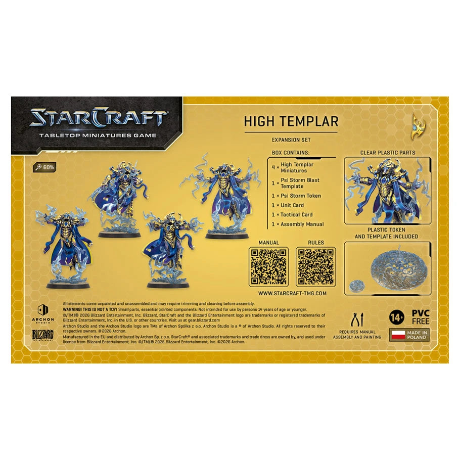 StarCraft Tabletop Miniatures Game: Protoss - High Templar (Preorder)