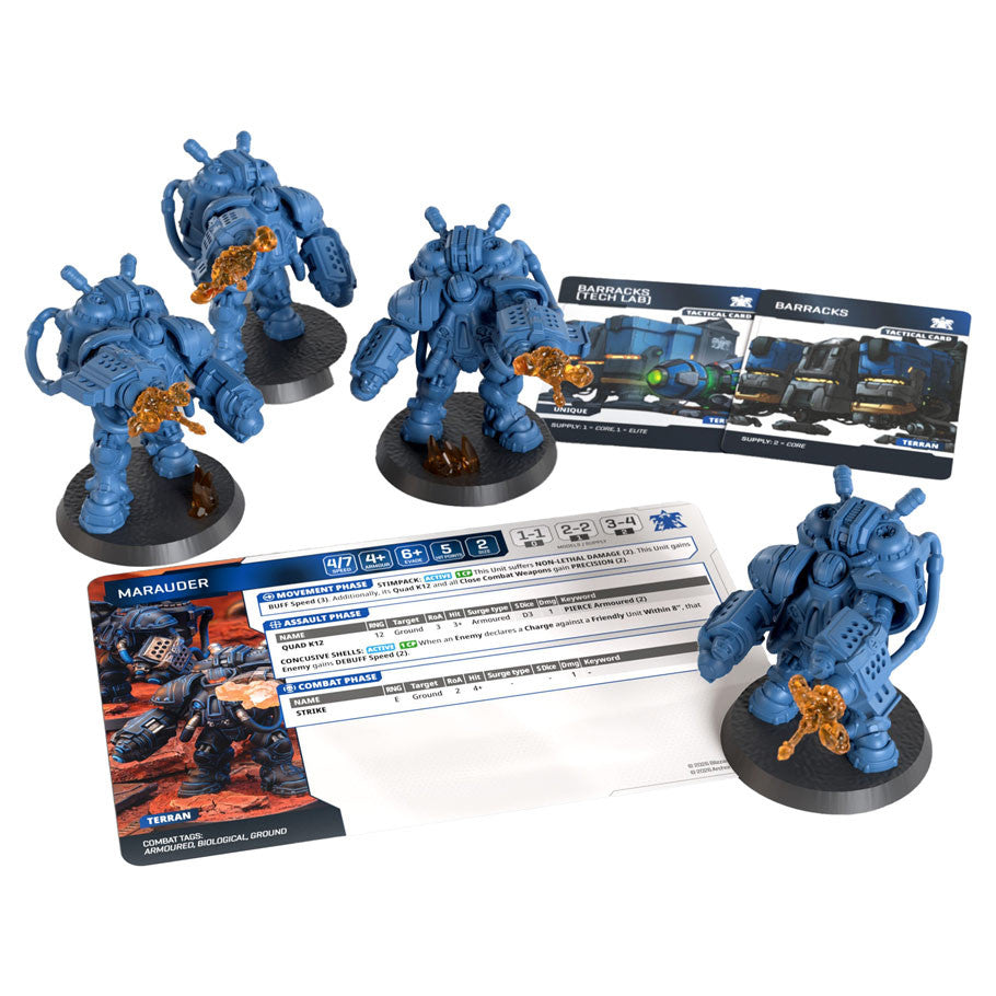 StarCraft Tabletop Miniatures Game: Terran - Marauder Expansion (Preorder)
