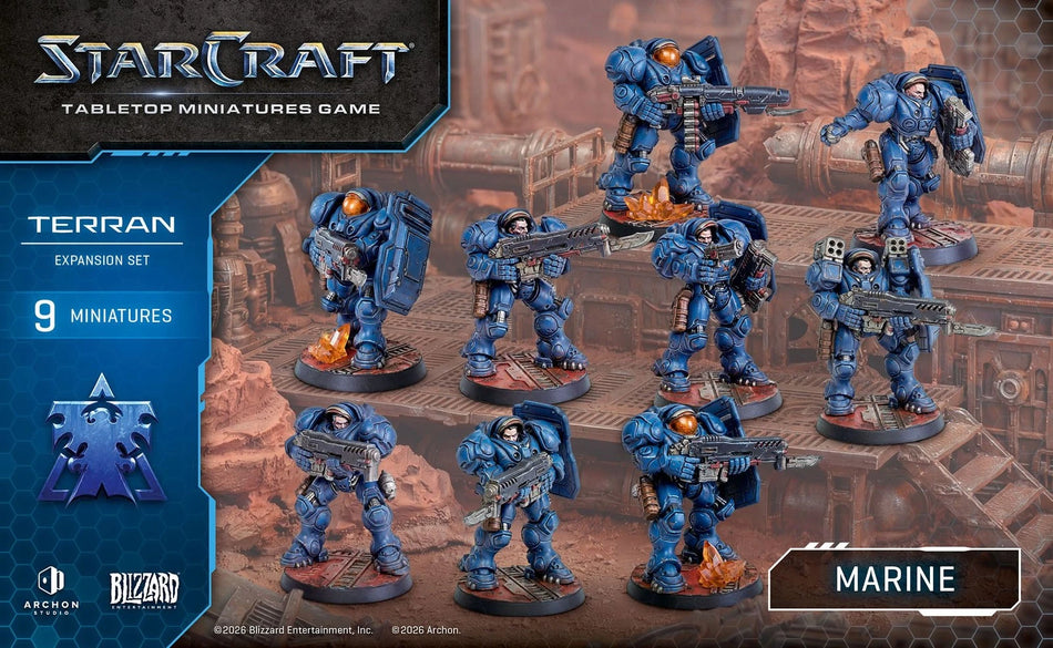 StarCraft Tabletop Miniatures Game: Terran - Marine Expansion (Preorder)