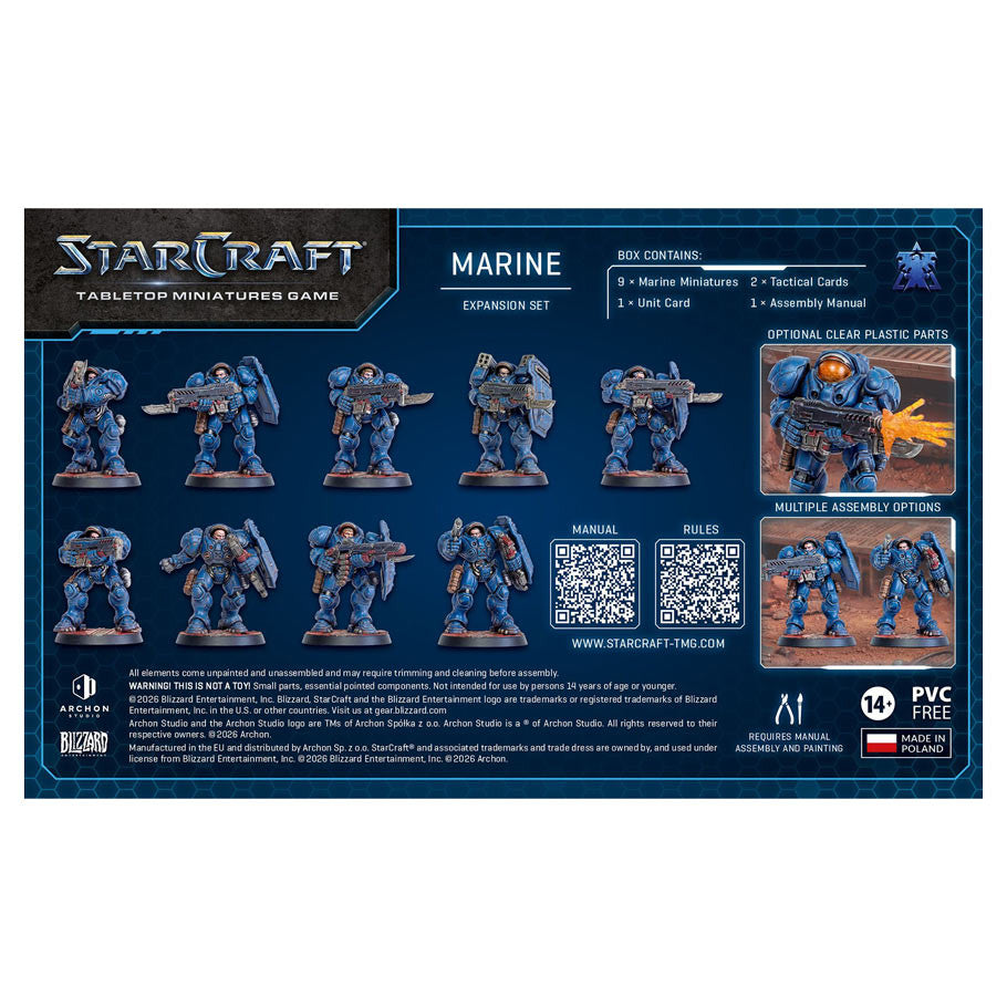StarCraft Tabletop Miniatures Game: Terran - Marine Expansion (Preorder)