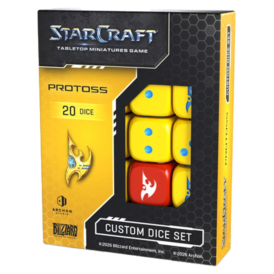 StarCraft Tabletop Miniatures Game: Protoss - Dice Set (Preorder)