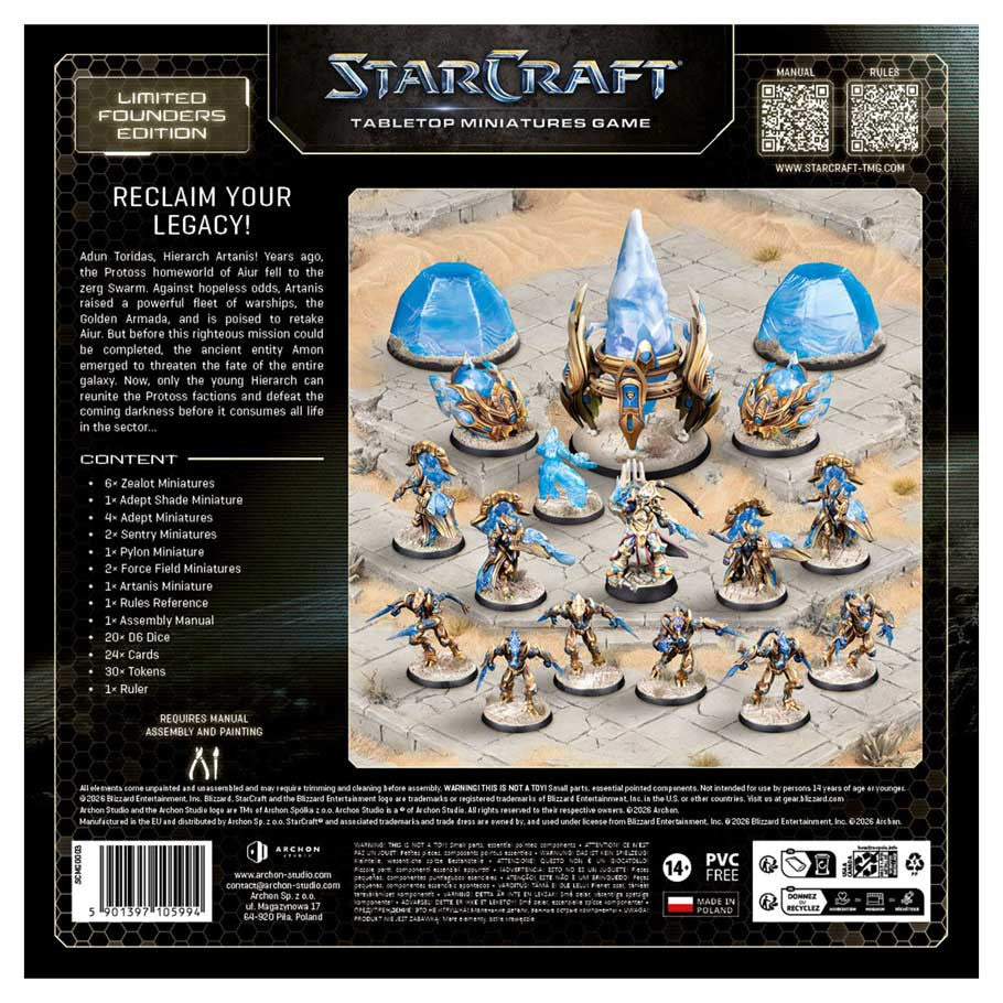 StarCraft Tabletop Miniatures Game: Protoss - Starter Set: Founders Edition (Preorder)
