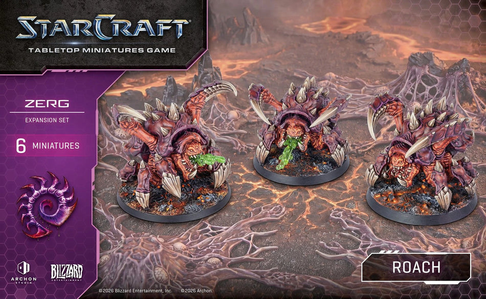 StarCraft Tabletop Miniatures Game: Zerg - Roach Expansion (Preorder)