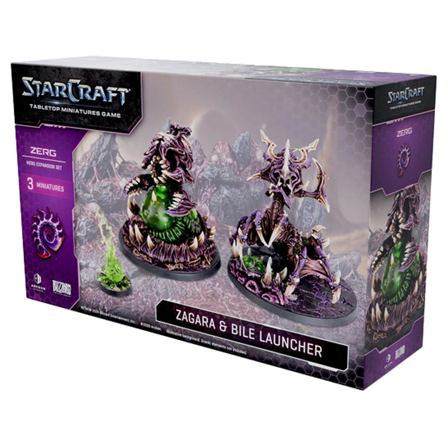 StarCraft Tabletop Miniatures Game: Zerg - Zagara and Bile Launcher (Preorder)