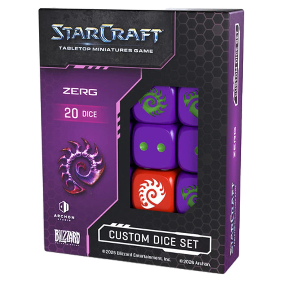 StarCraft Tabletop Miniatures Game: Zerg - Dice Set (Preorder)