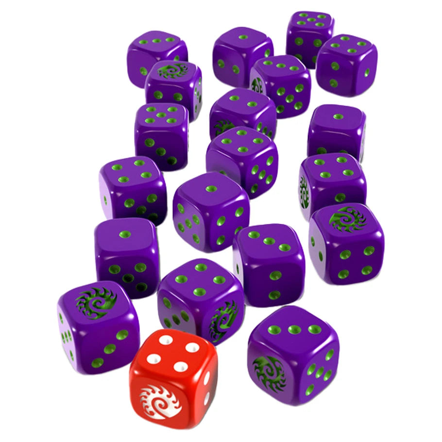 StarCraft Tabletop Miniatures Game: Zerg - Dice Set (Preorder)