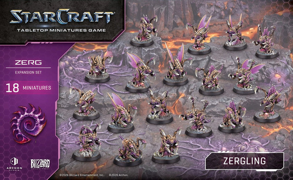StarCraft Tabletop Miniatures Game: Zerg - Zergling Expansion (Preorder)
