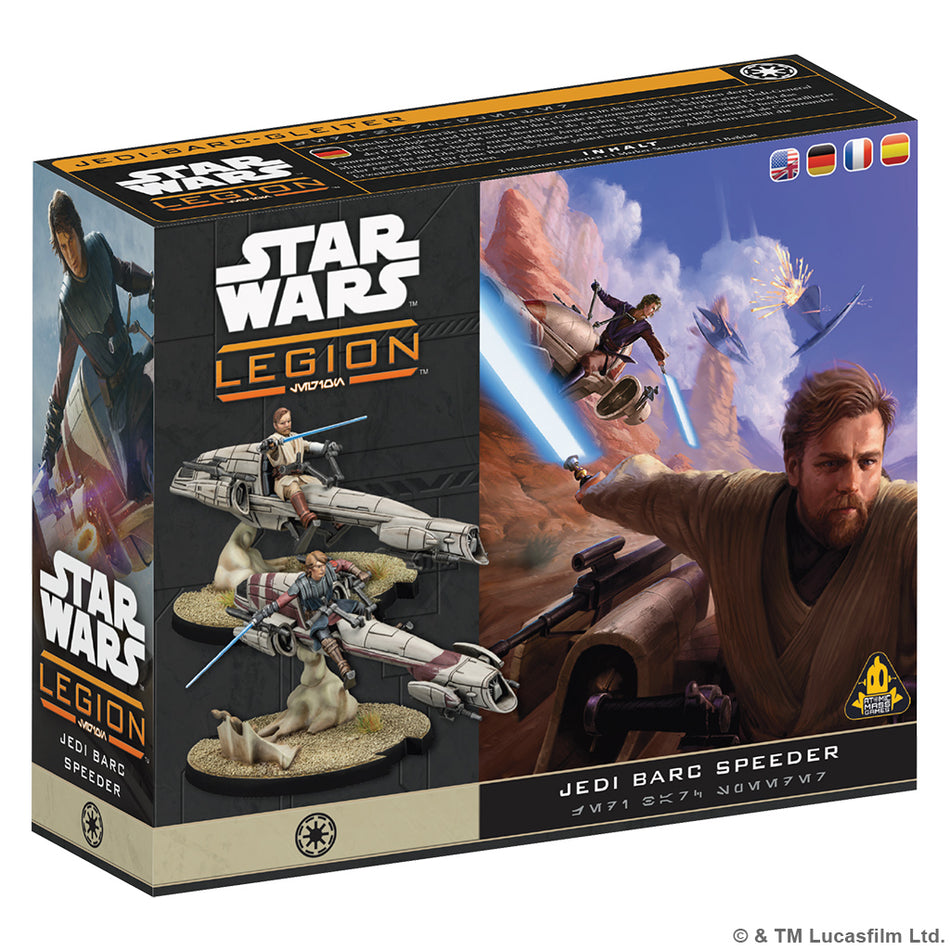 Star Wars: Legion - Jedi General on BARC Speeder (Preorder)