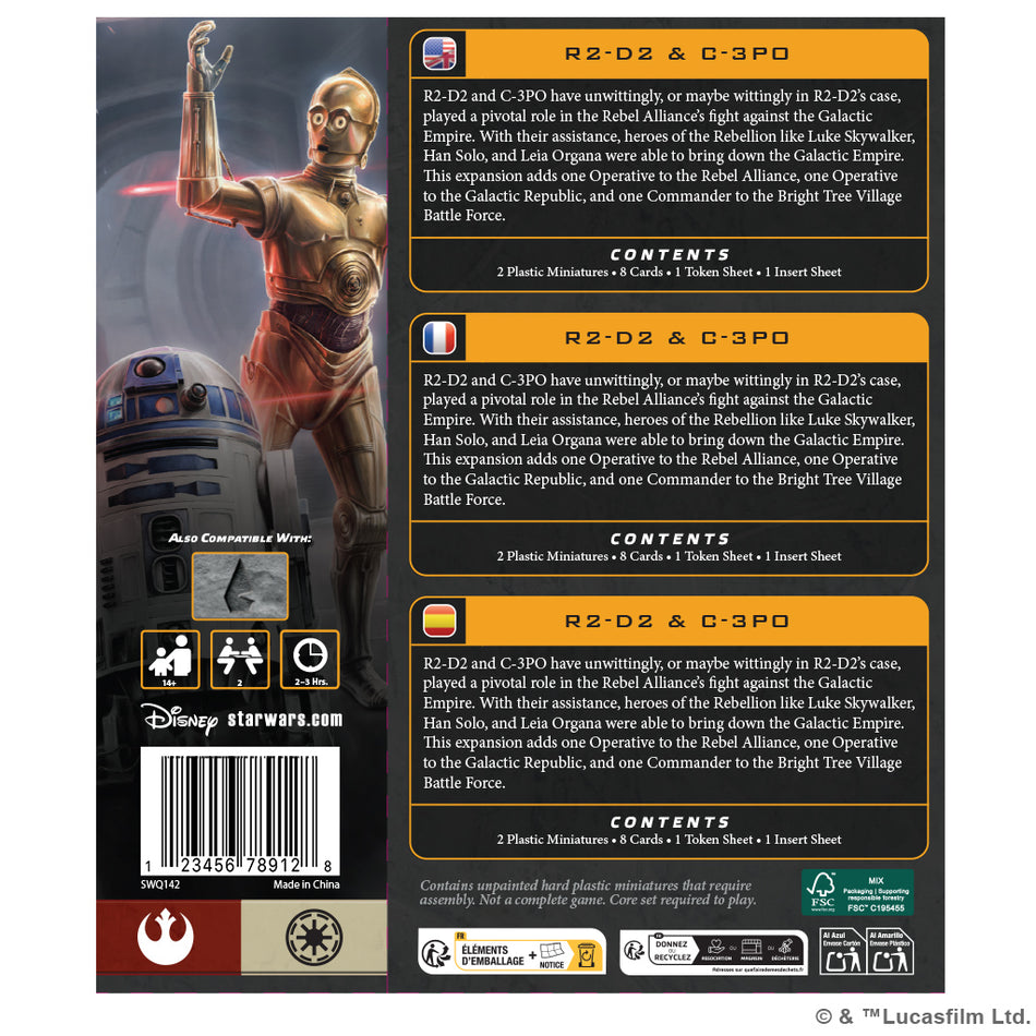 Star Wars: Legion - R2D2 & C-3PO