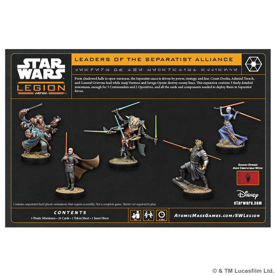 Star Wars: Legion – Leaders of the Separatist Alliance (Preorder)