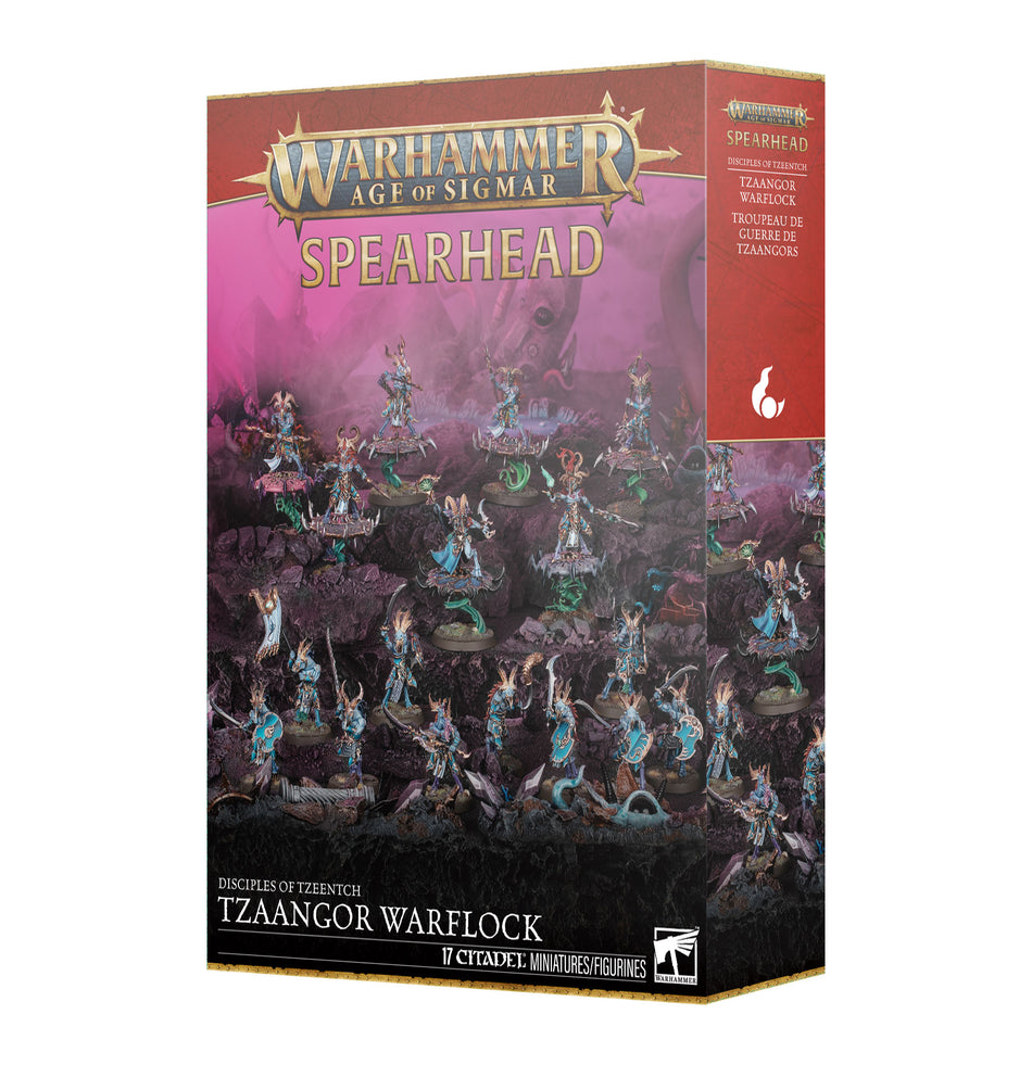 Warhammer Age of Sigmar: Spearhead - Disciples of Tzeentch - Tzaangor Warflock