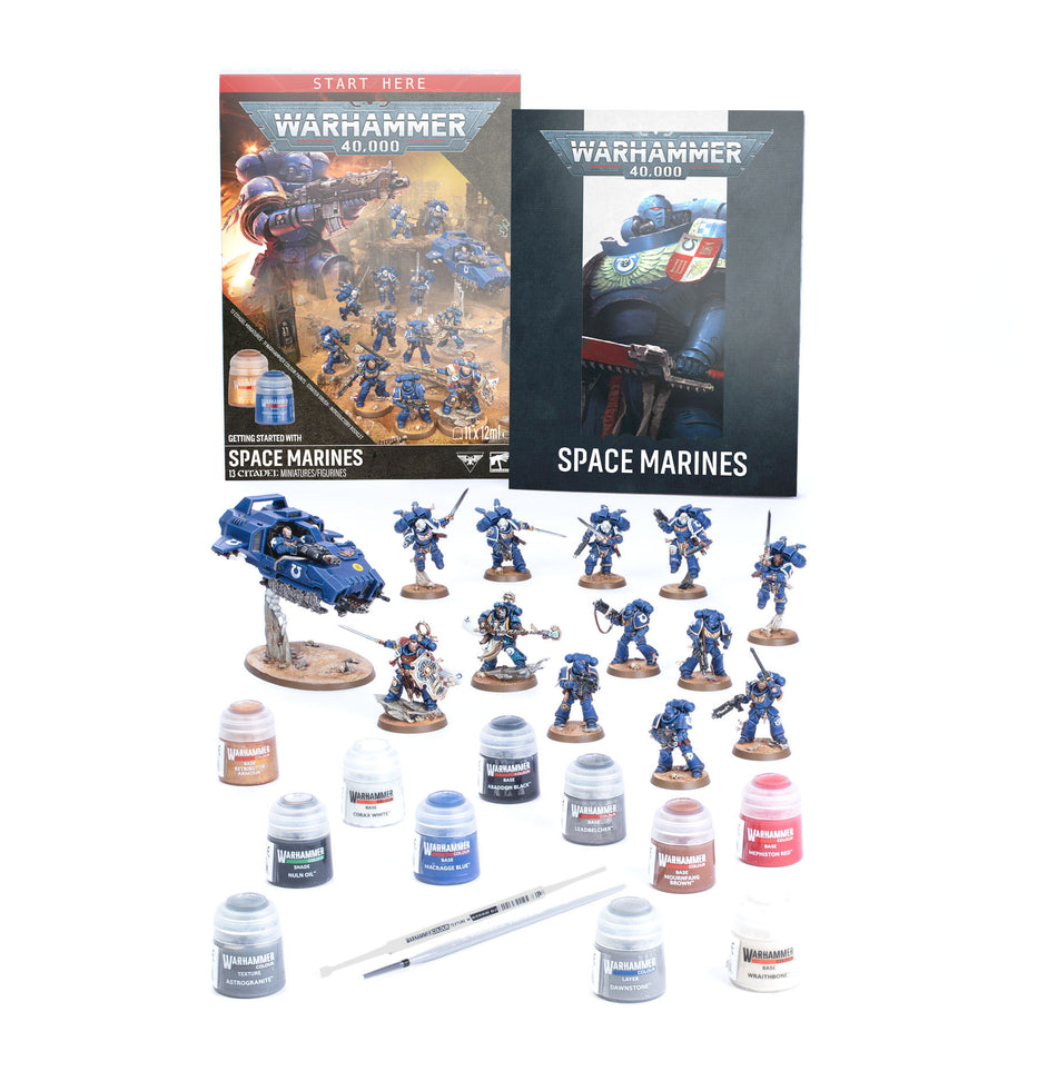 Warhammer 40K: Essentials - Getting Started With Space Marines (Preorder)